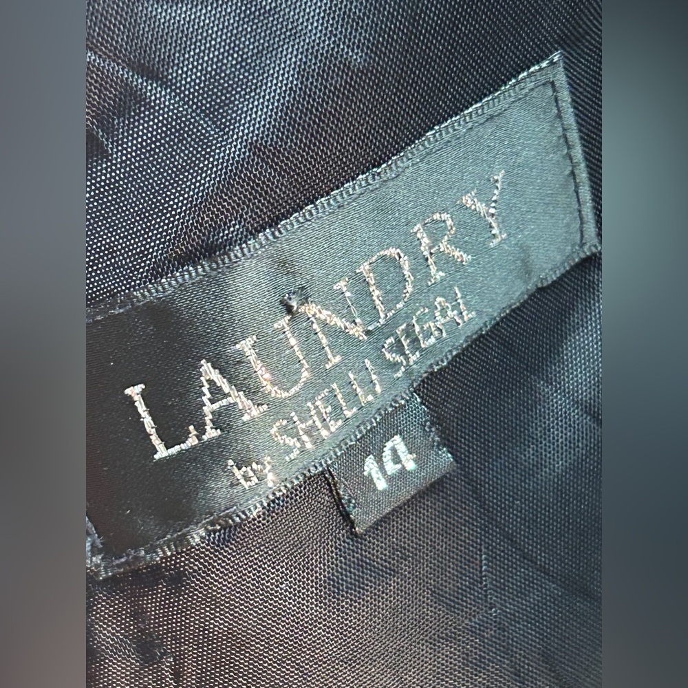 Laundry by Shelli Segal Black Dress size 14 - Picture 7 of 9